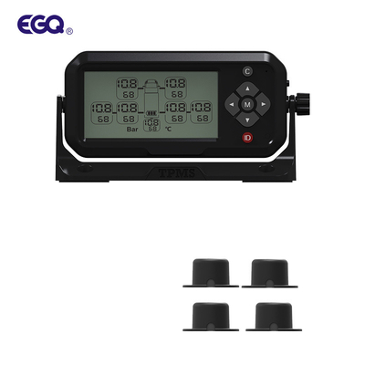 ISO9001 le système affichage à cristaux liquides de la voiture TPMS segmentent le type roue de pâte de l'affichage 4 de capteur