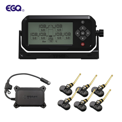 Capteur de tige de valve à 6 roues Système de surveillance de la pression des pneus Système TPMS de pneu de remorque