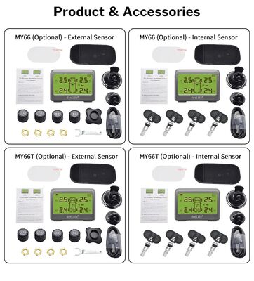 MY66 TPMS de voiture pour la surveillance de la pression des pneus 433MHz Capteur interne