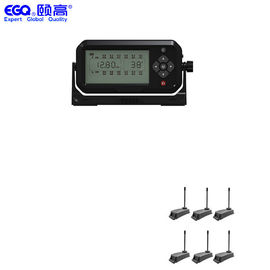Solutions sans fil du camion de remorque de roues de l'affichage six d'affichage à cristaux liquides TPMS