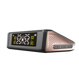 Indicateur de pression de roue de pneu de pneu de voiture TPMS actionné solaire sans fil
