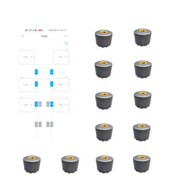 Moniteur de pression de pneu de Bluetooth de capteurs du système de contrôle huit de pression des pneus de voiture de FCC