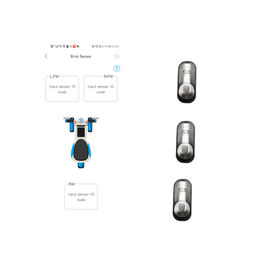 Moto à roues TPMS de l'arrière trois en temps réel de Bluetooth